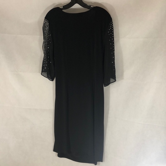 NWT = GLAMOUR Nights, Size 10 , Midi Black Dress , - Picture 8 of 8